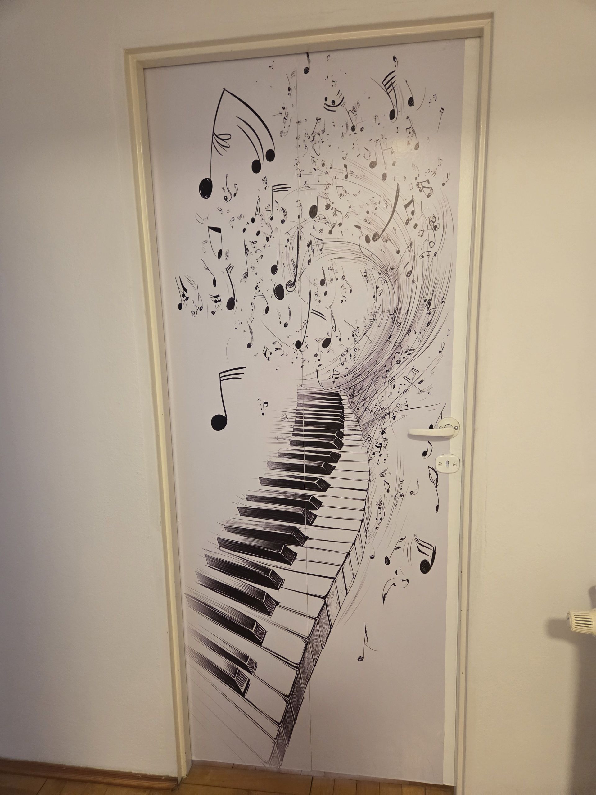 Sala muzyczna w Zespole Szkoły i Przedszkola w Mszanie Górnej