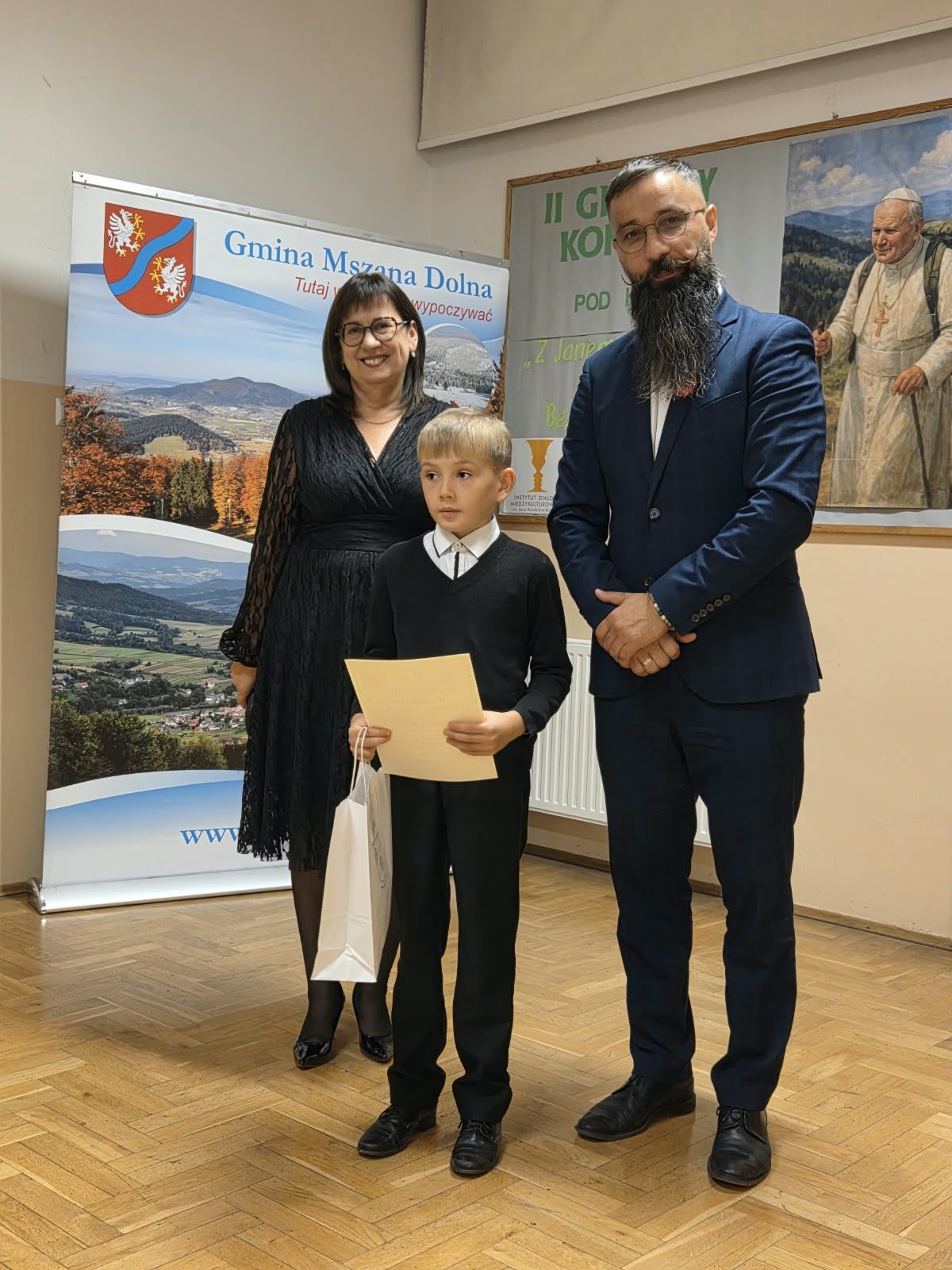 Sukcesy naszych uczniów w II Gminnym Konkursie „Z Janem Pawłem II na szlaku Beskidu Wyspowego i Gorców”